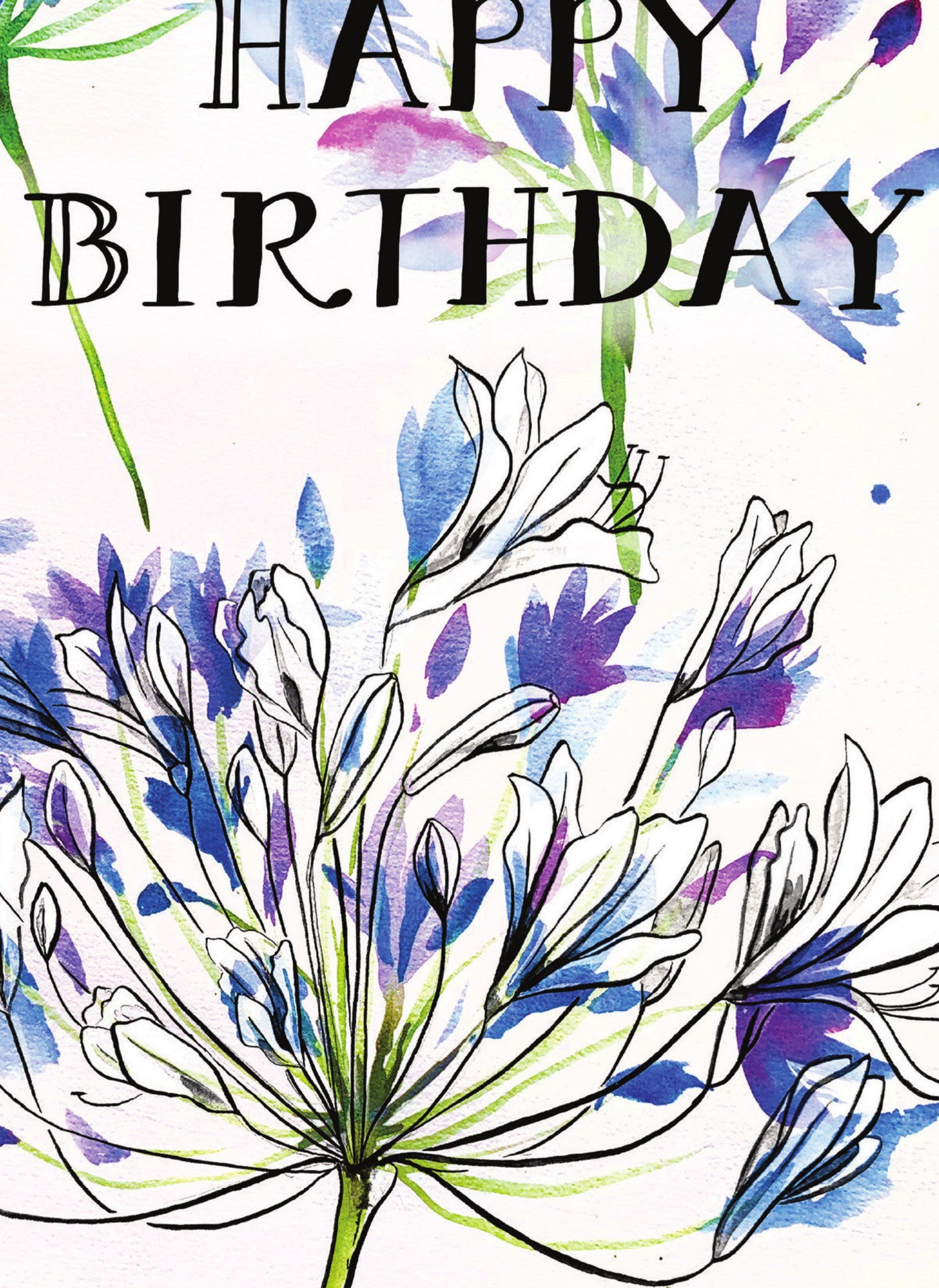 JM25 Happy Birthday Floral