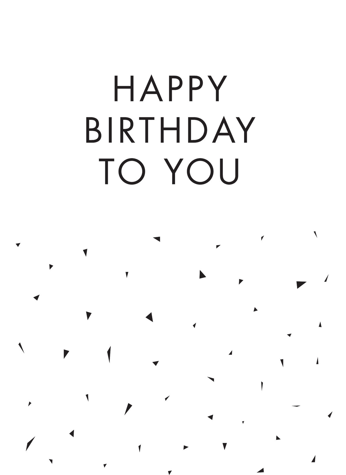 MC71 Happy Birthday to you (Pack of 6)