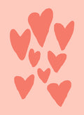 MM168 Pink Love Hearts