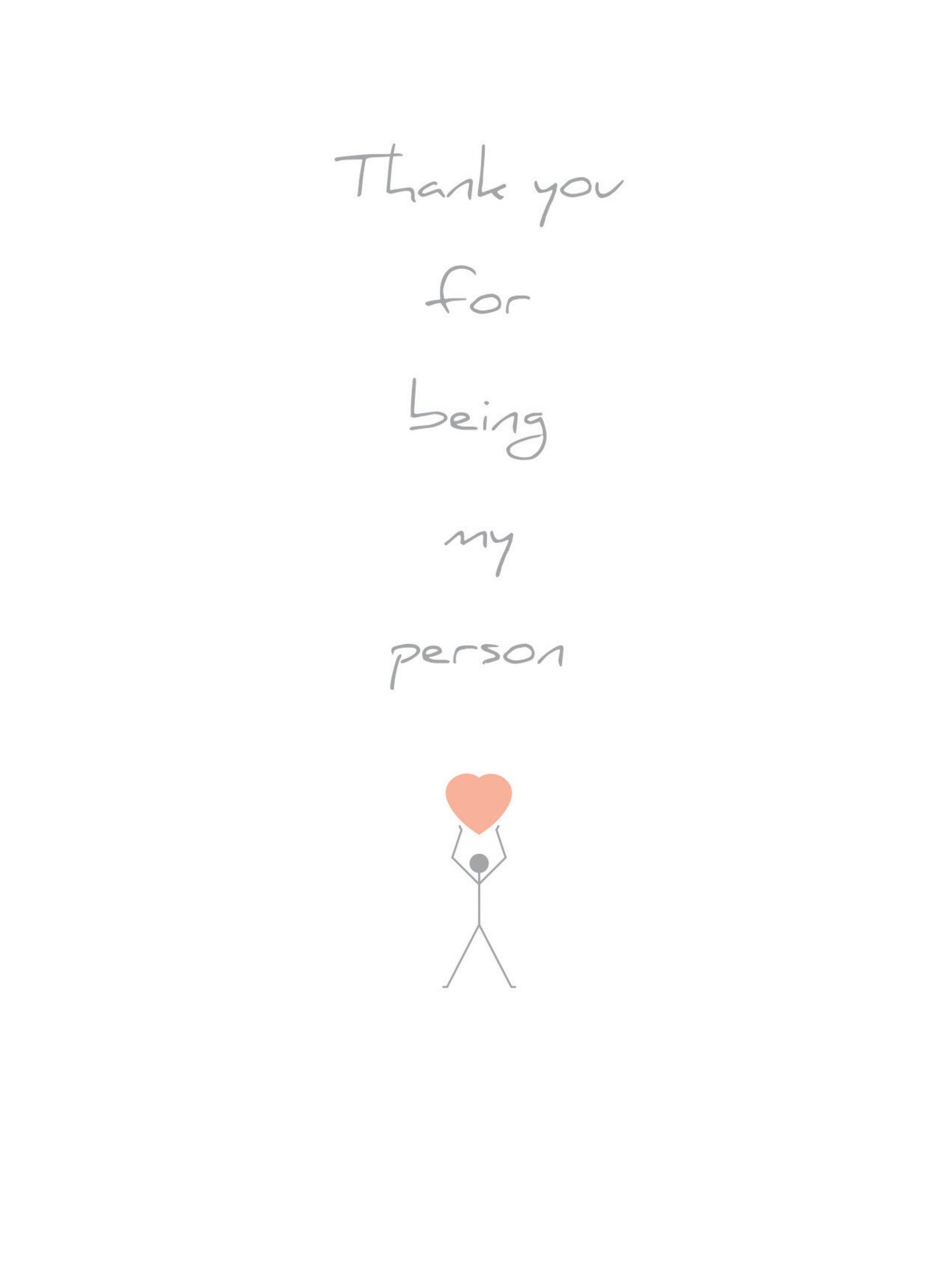 MM181 Thank you for being my person