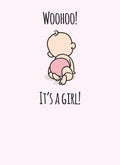 MM208 - Woohoo! It's a girl! (pack of 6)