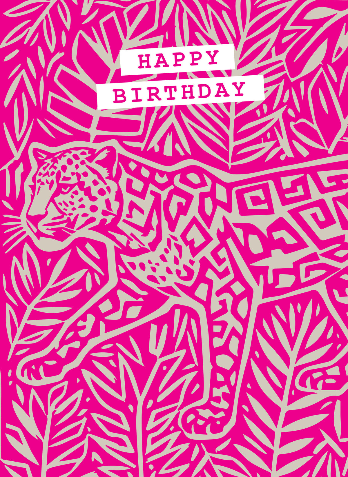 MM220 Happy Birthday Leopard