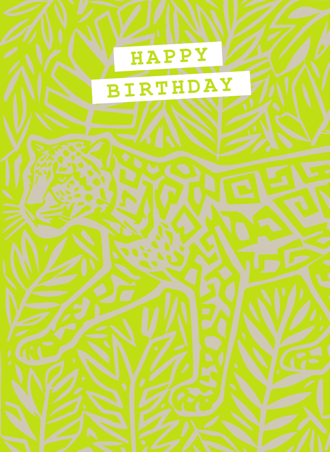MM220 Happy Birthday Leopard