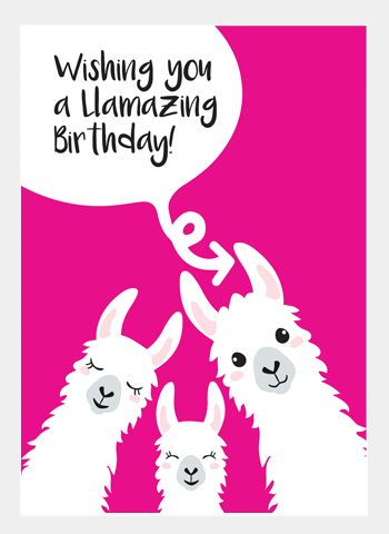 MM223 Llamazing Birthday