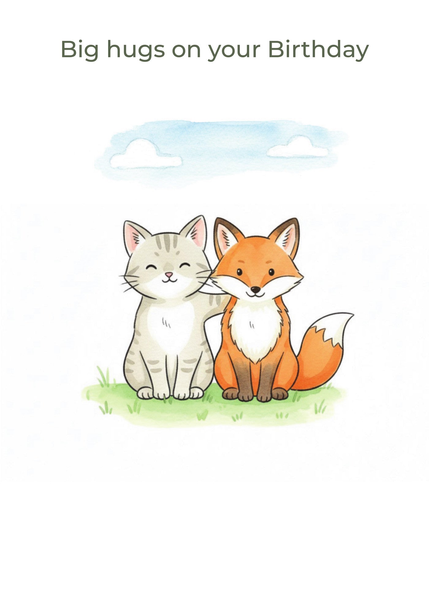 MM231 Cat&Fox Birthday