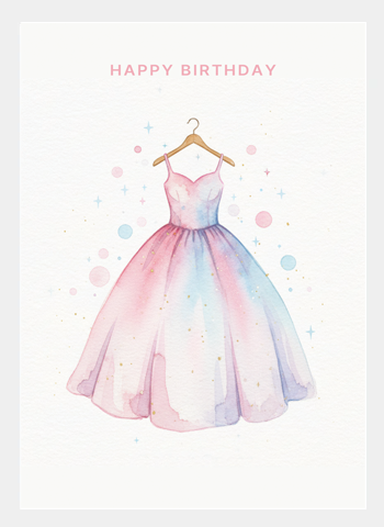 MM239 Happy Birthday Dress
