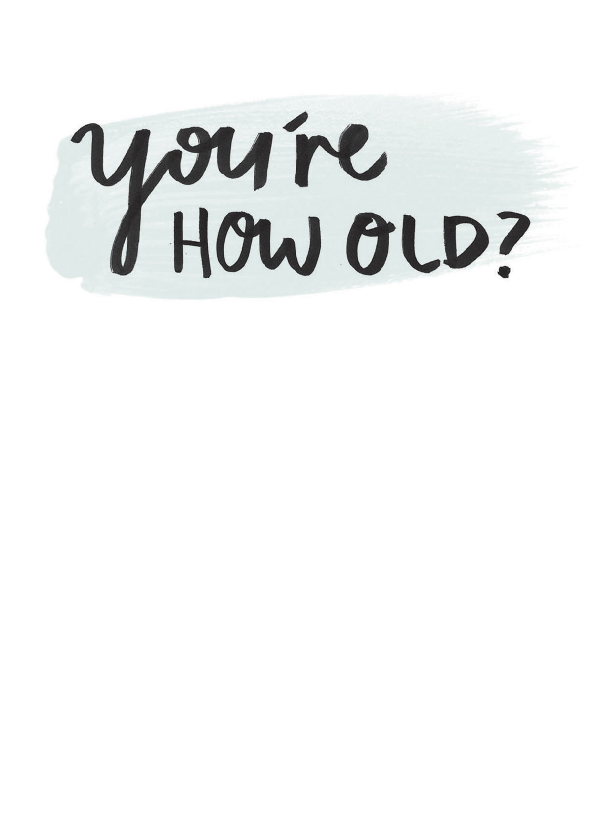 MM92 You're How Old?