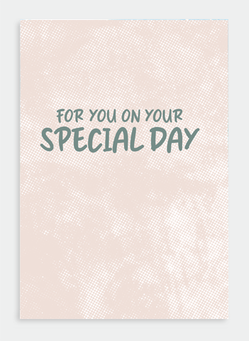 PR018 - For you on your special day