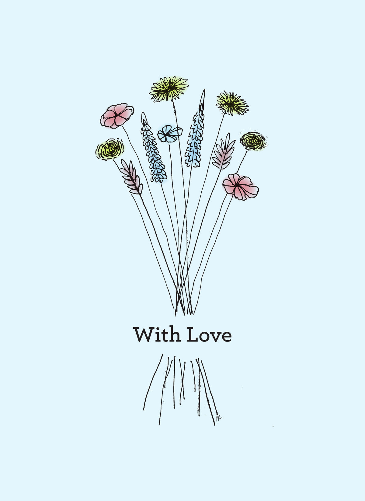 PR019 With Love Flowers