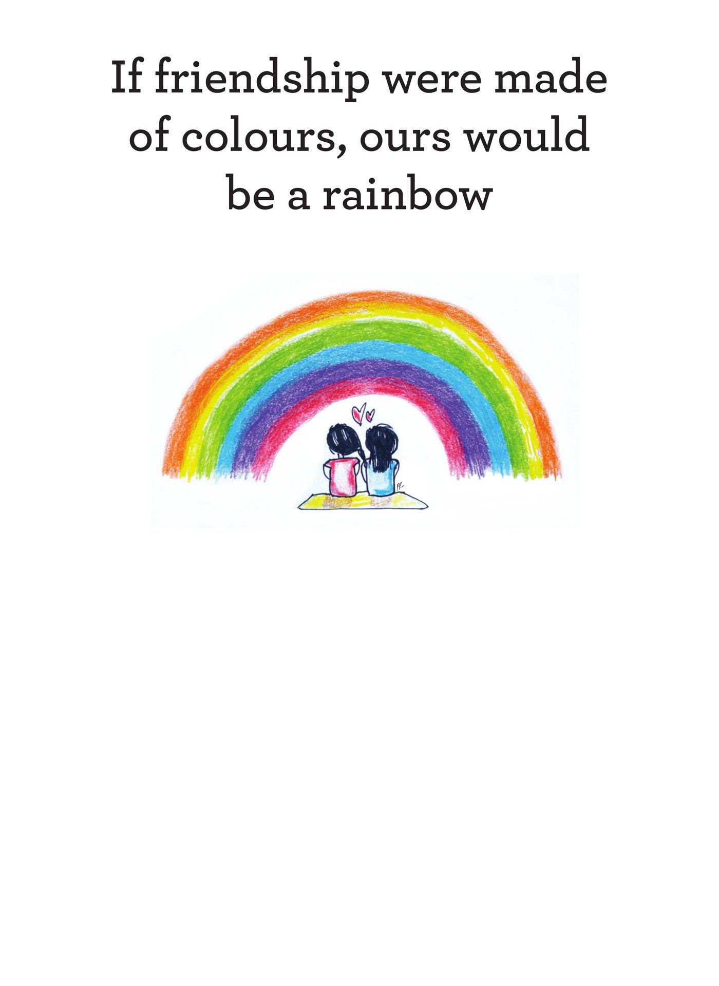 PR023 Friendship rainbow