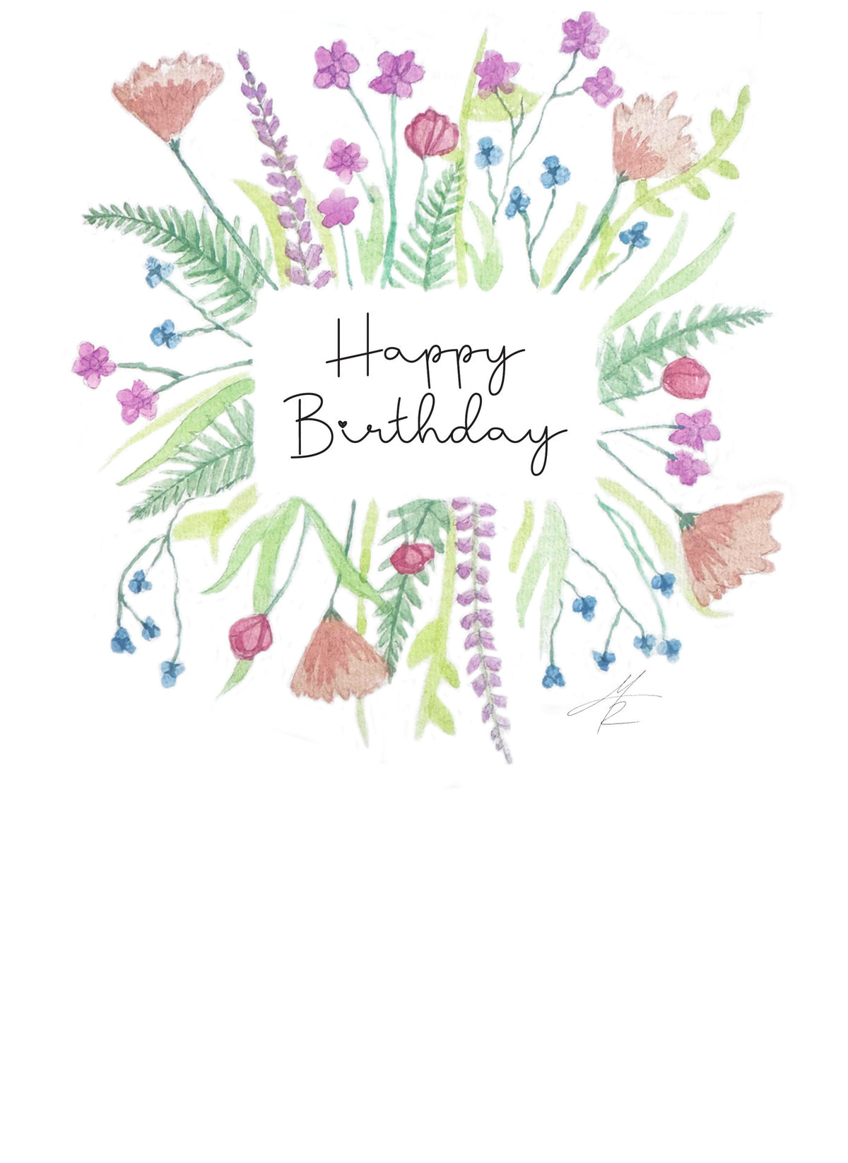 RM004 Happy Birthday Flowers