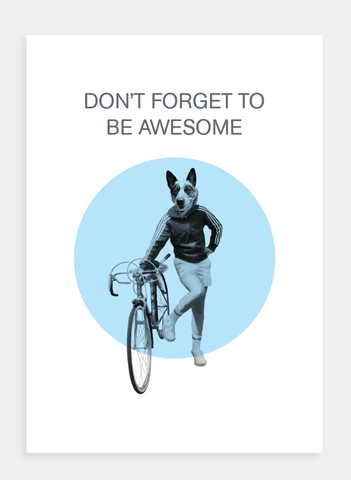 AA13 Don't forget to be awesome  (Pack of 6)