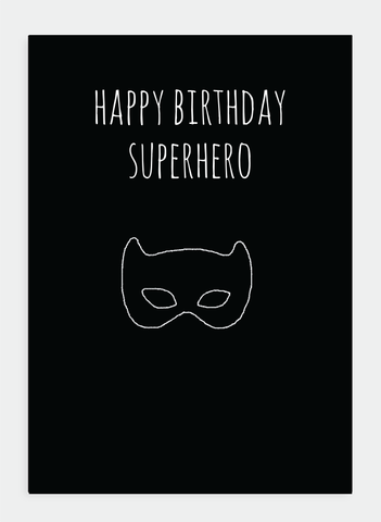 MM135 Happy Birthday Superhero