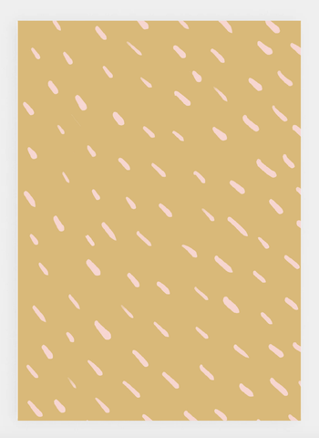 MM164 Mustard & Pink Pattern