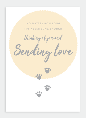 MM182 Sending Love, Pet Sympathy